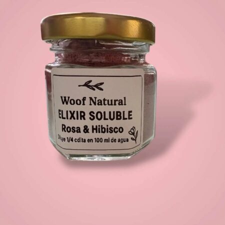 Elixir Rosa & Hibisco — mezcla botánica para perros